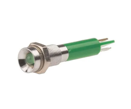 63-4585-44　RS PRO绿色指示器，24 V直流，6毫米安装孔尺寸，焊点终止　205-022