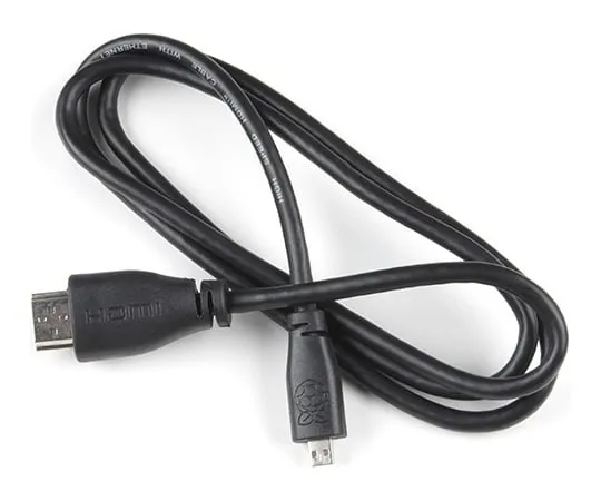 67-0420-62　Raspberry Pi Official Micro HDMI to HDMI-A Cable (1m)　CAB-17385