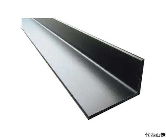 64-5001-83　Aluminum Unequal Angle 15 x 25 x 1.5 Black 4 m　FA138K