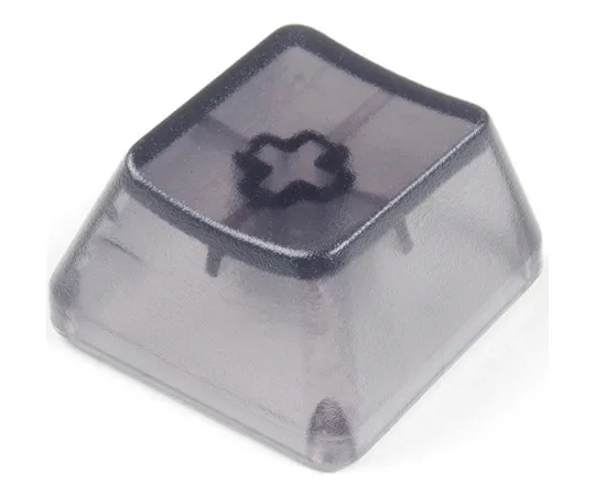 67-0425-66　Cherry MX Keycap - R2 (Translucent Black)　PRT-15307