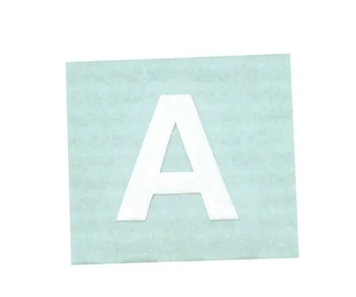 61-7397-42 字符印章A白色15毫米 CL15W-A