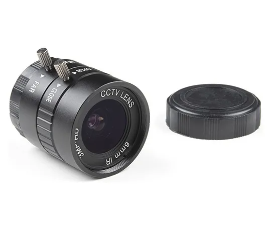 67-0427-29　Raspberry Pi HQ Camera Lens - 6mm Wide Angle　SEN-16762