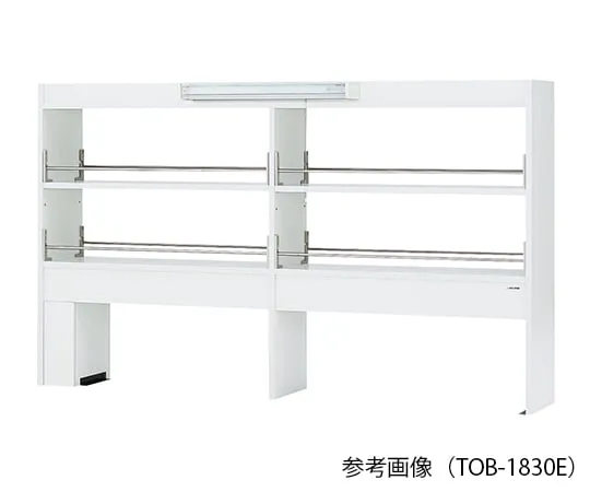 3-4584-11　试剂架 (双面型含LED灯) 900 x 300 x 1070 mm　TOB-930E