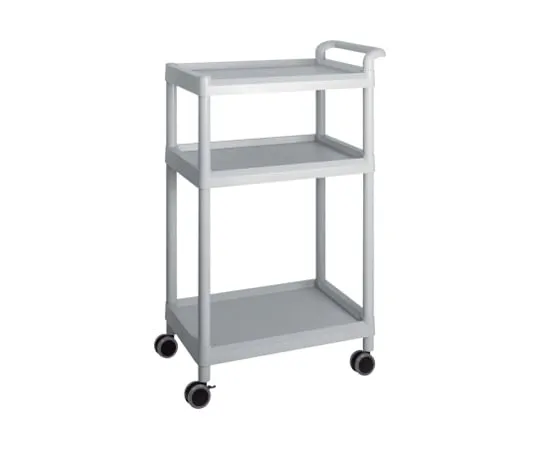 3-6643-01　Mobile Easy Cart (高挑/宽32) 灰色系3档　ME32A