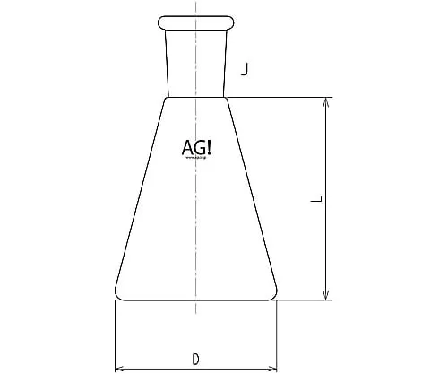 61-3628-97　埃伦美尔瓶200mL 15/25　3250-200-1L