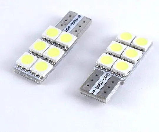 63-3053-23　T 10 Non-Polar Valve (White, with built-in canceller) 12 V/150 mA White　HC-T10-6-5050SMD-C-1