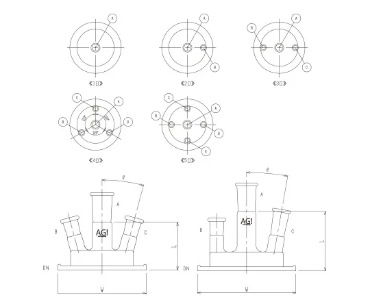 62-2096-35　全套外套可分开的盖子　3002-100-1-5L