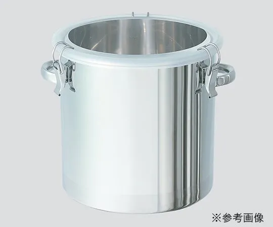 3-4802-01　透明盖10Lφ240×240×0.7毫米不锈钢气密容器　CTH-24-AF