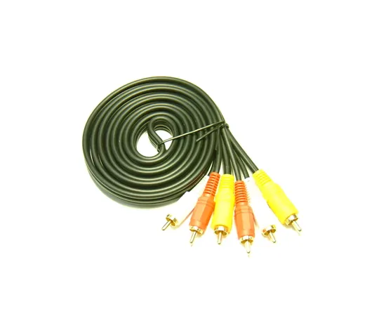 63-3101-51　Stereo AV Cable 3 RCA/3 RCA 1.8 m　Q7221.8M