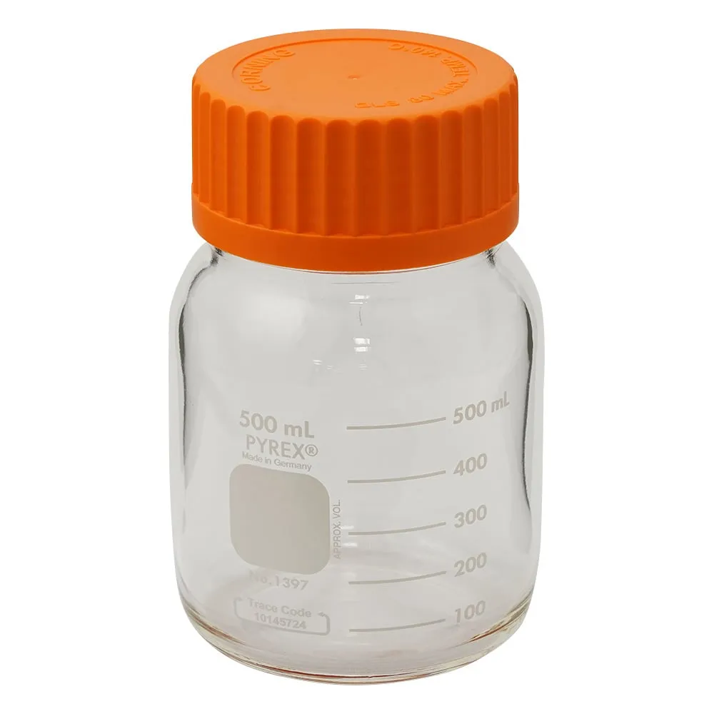 2-1957-01　中瓶大口 (PYREX (R) ) 500mL　1397-500