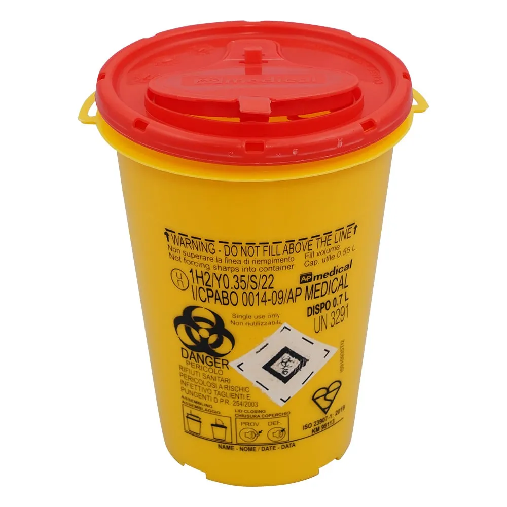 8-3161-01　一次性集装箱0.7L　DISPO0.7