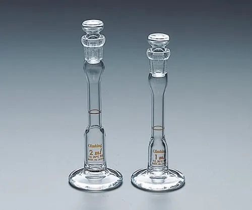 61-0061-39-56　Volumetric Flask with Base, white 1 mL with English Calibration Certificate　CL2300-01