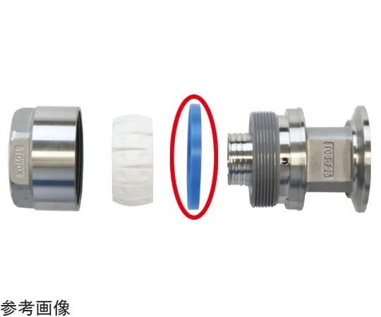 65-0842-54　［已停用］连接器TC3-F模型更换塑料环蓝适用软管15 mm　TC3-F15-POBL