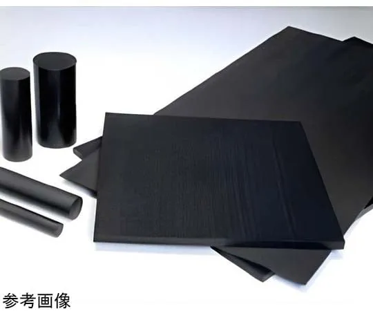 67-6174-86　［Discontinued］Nylon Plate (MC501CD R2 Black) T20 x W600 x L1200mm　PAR2T020-0600-1200