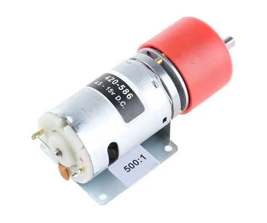 63-4619-21　RS PRO拉丝齿轮直流齿轮电机，19.8 W, 12 V, 59 Ncm, 29 rpm,6mm轴径　420-586
