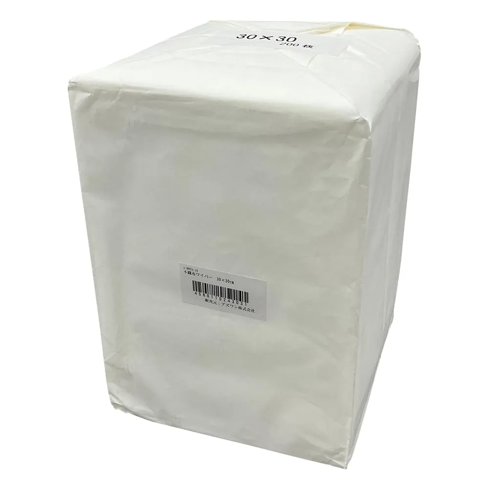 1-9975-13　无纺布抹布300×300 mm 1包 (200个)