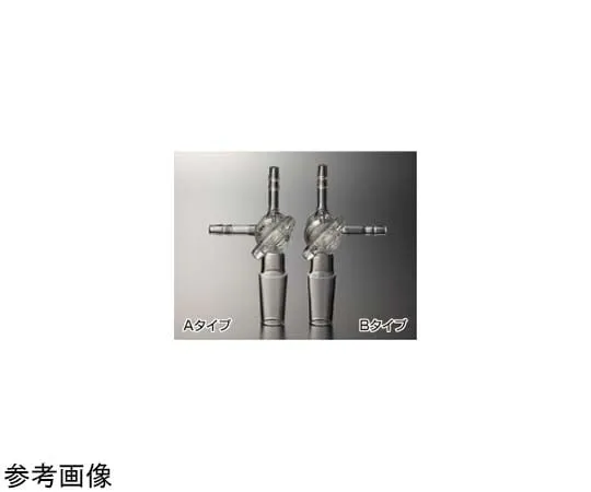 65-6824-98　Three-Way Cock with Sliding (Transparent Sliding) A Type 15/25　1721-01