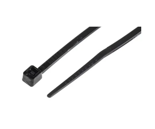 63-4592-58　RS PRO黑色电缆Tie尼龙，100 mm x 2.5 mm　233-455