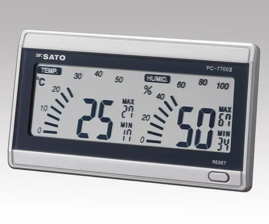 2-6297-01-56　Digital Thermo-Hygrometer with English Calibration Certificate　PC-7700II