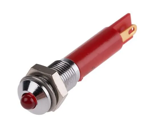 63-4585-48　RS PRO红色指示器，12 V直流，6毫米安装孔尺寸，焊点终止　205-173