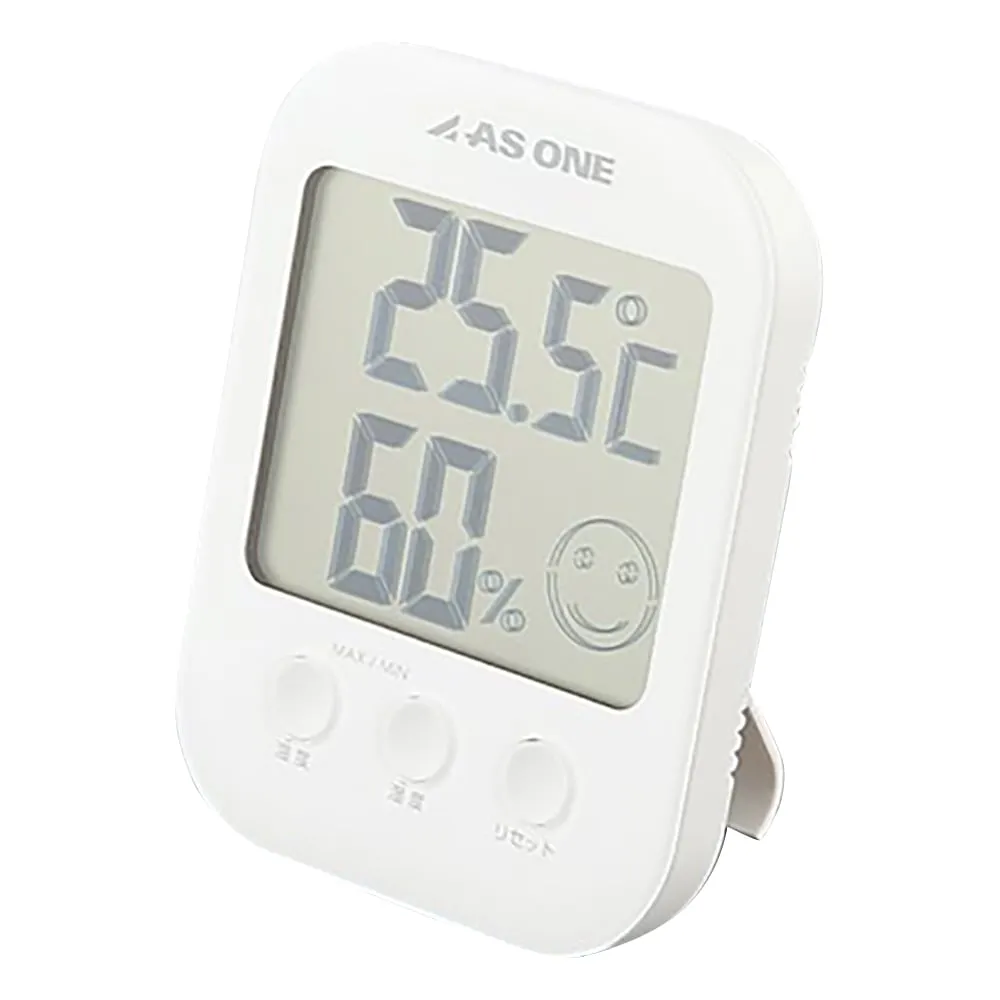 1-1752-01　温湿度计白色　A-230-W