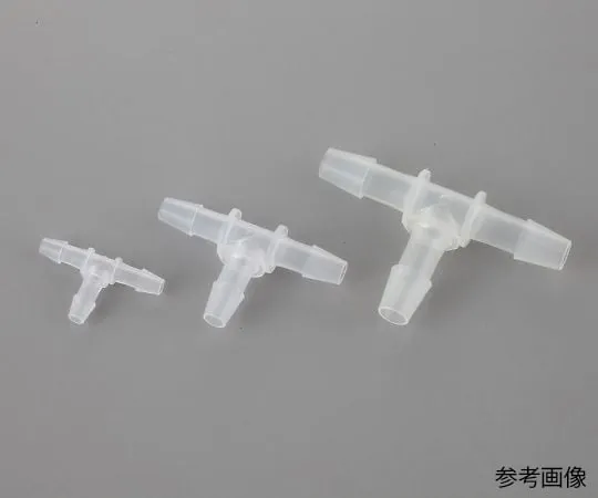4-2870-14　Laboran Tube Connector (For Soft Tube) T Type Same Diameter ID 0.8 -1.5　EBTC16L