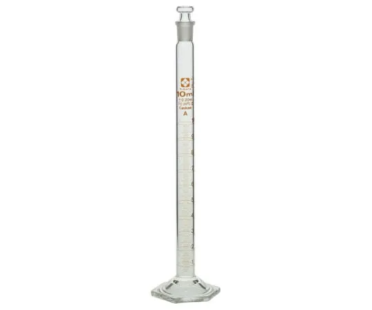 1-1960-02-20　Graduated Cylinder with Plug, CustomA 10mL with Calibration Certificate　026580-10