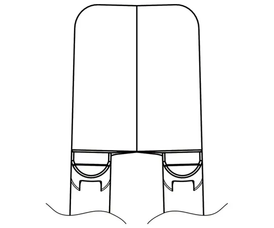 1-2786-41　热丝剥纸器用刀片直　G4-1601