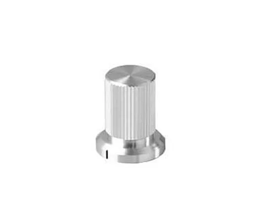 63-3146-59　Knob PHI. 18 Silver (Aluminum) with Indicator Line for Shaft Diameter PHI.6　K-10