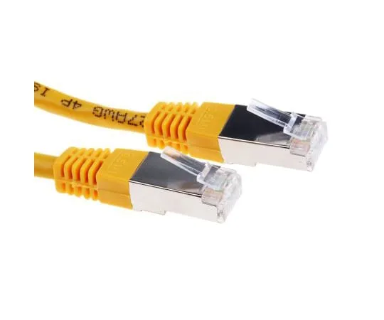 63-4616-89　RS PRO Yellow Cat 6电缆，S/FTP,男RJ45/男RJ45,终端，500 mm　411-368