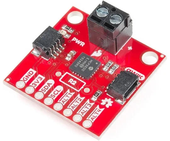 67-0427-15　SparkFun Qwiic Thermocouple Amplifier - MCP9600 (Screw Terminals)　SEN-16295