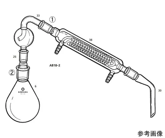 64-1060-17　低沸点蒸馏器　AB18-2-1