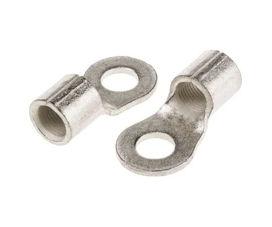 63-4607-61　Non-Insulated Round Crimp Terminal Stud Diameter M8 Soloist Land 4AWG to 4AWG　33470