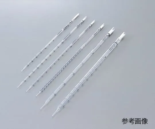 5-5353-01　硼硅酸盐玻璃一次性吸管常规长度(棉塞消毒)0.5mL500片　13-678-27A
