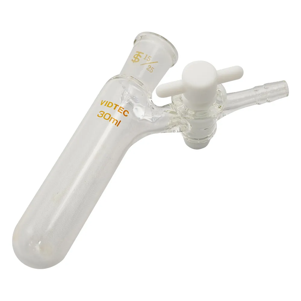 3-9599-01　Schlenk管 (D型聚四氟乙烯 (R) Cock) 30mL　7009-01