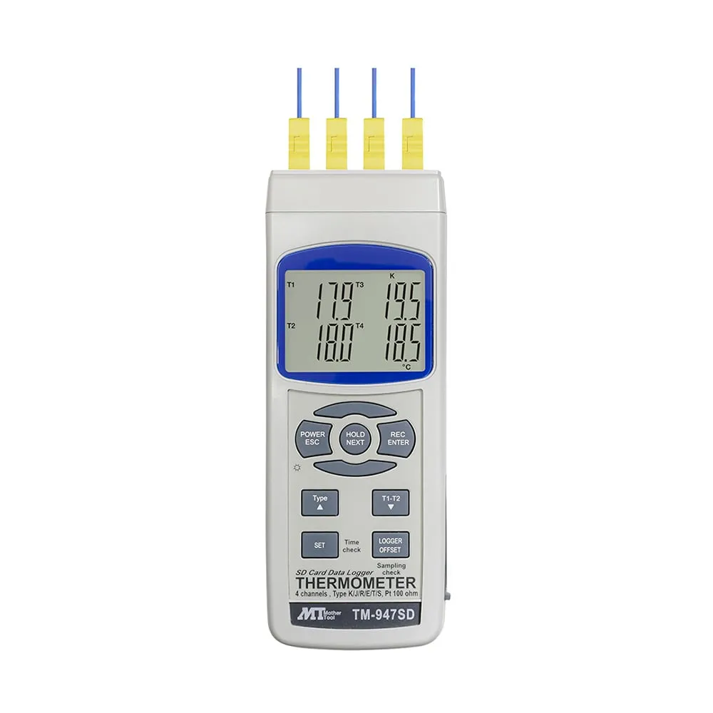 1-1450-01-57　Data Logger Thermometer with Chinese Calibration Certificate　TM-947SD