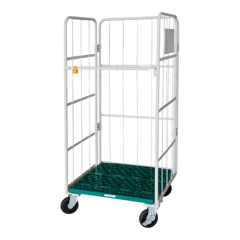 4-6517-01　Light Cart Trolley (Silent Type) 842 x 645 x 1700 mm　8465PH-BK