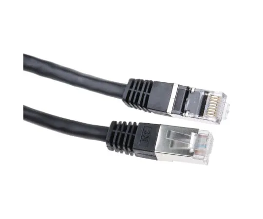63-4617-04　RS PRO BlackCat6电缆，S/FTP,男RJ45/男RJ45,终端，3米　411-497