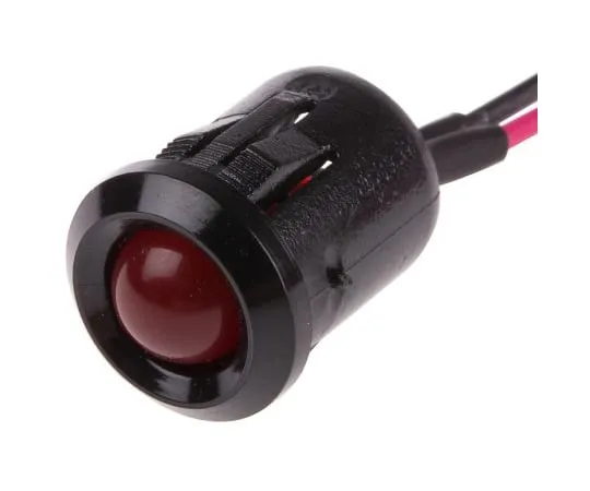 63-4586-54　RS PRO红色指示器，24 V直流，12 mm安装孔尺寸，导线终止　208-964