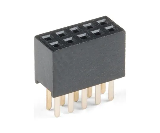 67-0425-70　Header - 2x5 Pin (Female, 1.27mm)　PRT-15363