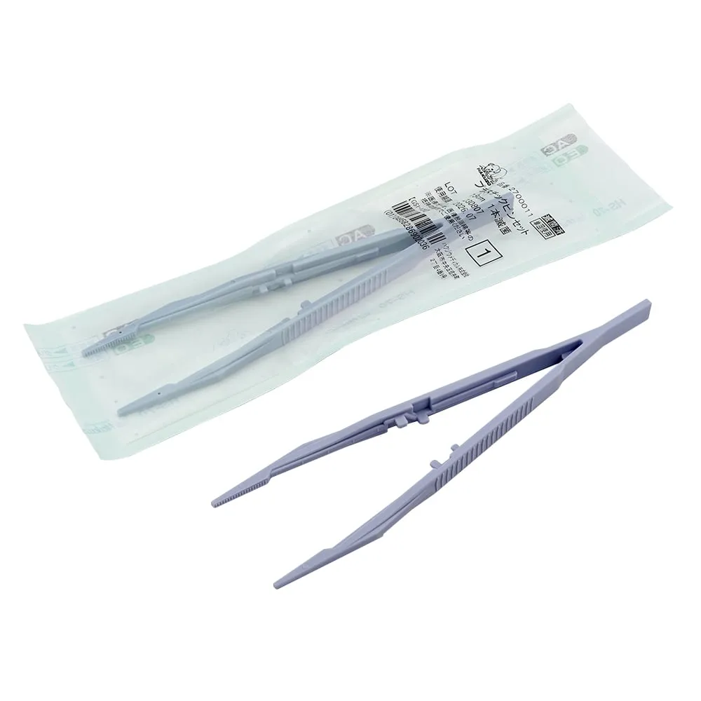 61-0742-92　塑料镊子 (杀菌) 18 cm　2700011