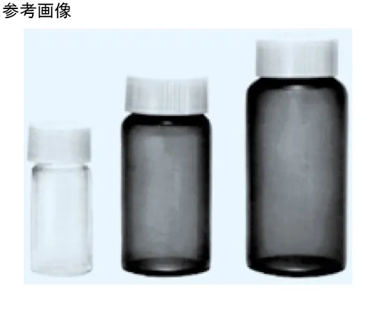 65-8685-26　Sample Tube P-Type (Body Glass) Colorless Transparent (White) with Cap No. S1 1 mL φ12 x H35mm 1 Case (200 Pieces)　552-01A