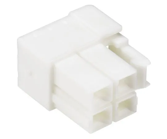 63-4842-10　JST VL公头连接器外壳，6.2毫米间距，4路，2列　VLP-04V-1