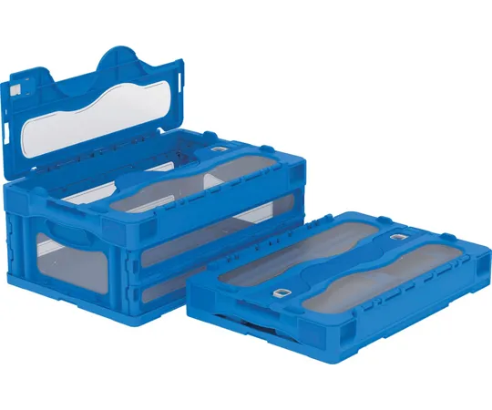 67-7112-96　Folding Container C-30B Blue/Transparent　55903000BLCOPTM
