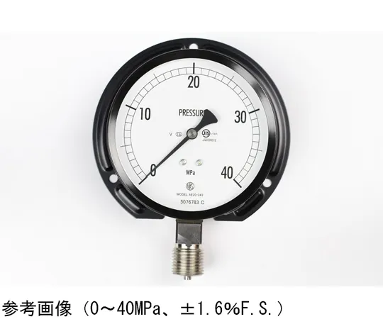 65-4289-01-20　Normal Pressure Gauge (Φ100) Vertical B Frame for Vibration Resistance with 40 MPa Inspection Certificate　AE20-243
