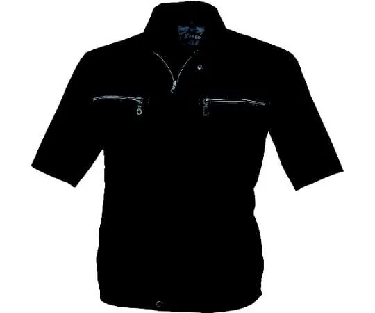 65-8512-50 Short Sleeve Blouson Black 3L 8891-90-3L