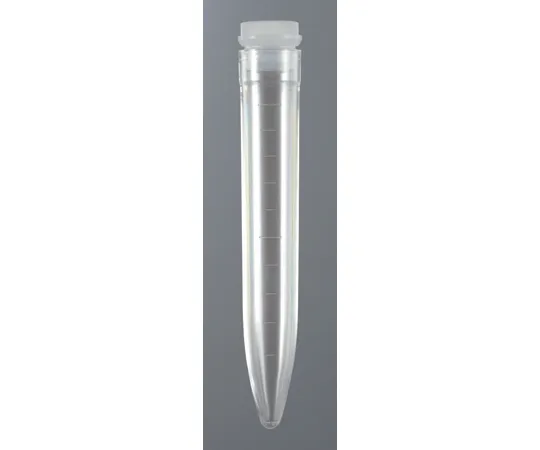 67-5190-29　Tapered Test Tube, 10 mL, Cap, Unsterilized, 100 Pieces x 10 Bags　13000100