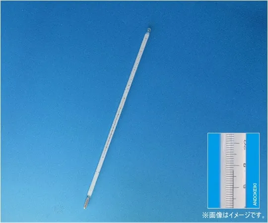 64-0704-61　标准杆式温度计带有浸泡线+90~150°C (0.2) JCSS校准证书。　1-09-3-JCSS