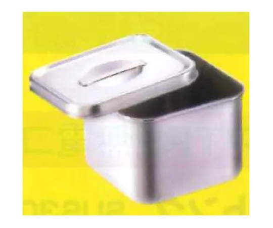 62-7087-20　聚四氟乙烯静电涂层USL不锈钢带盖方罐100 x 100 x 70 mm00N-022-01　00N-022-01
