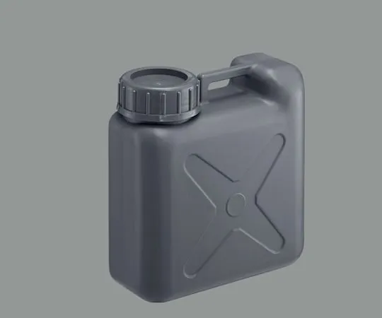 63-1277-75　Flat Can (Packing Type) Wide Mouth 10 L Gray　0192GY